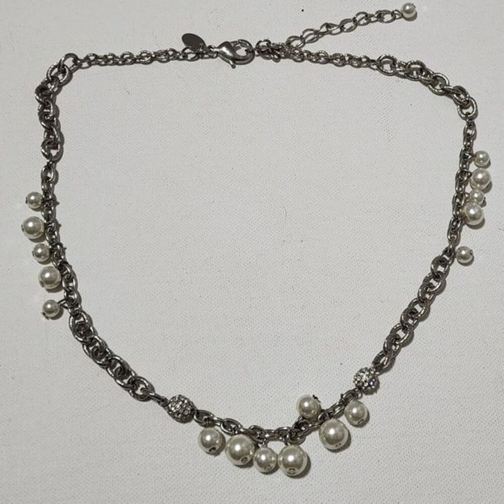 Charming Charlie pearl‎ jeweled necklace